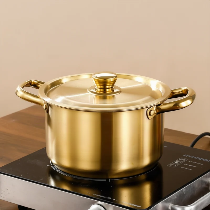 Edelstahl-Kochtopf 20 cm, 1,1–2 L, Modell HD190912
