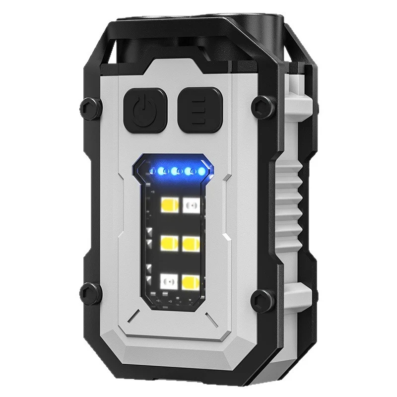 Tragbare USB-Taschenlampe mit Magnethalter