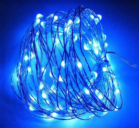 LED-Lichterkette mit Knopfzellenbatterie, 1–3 m