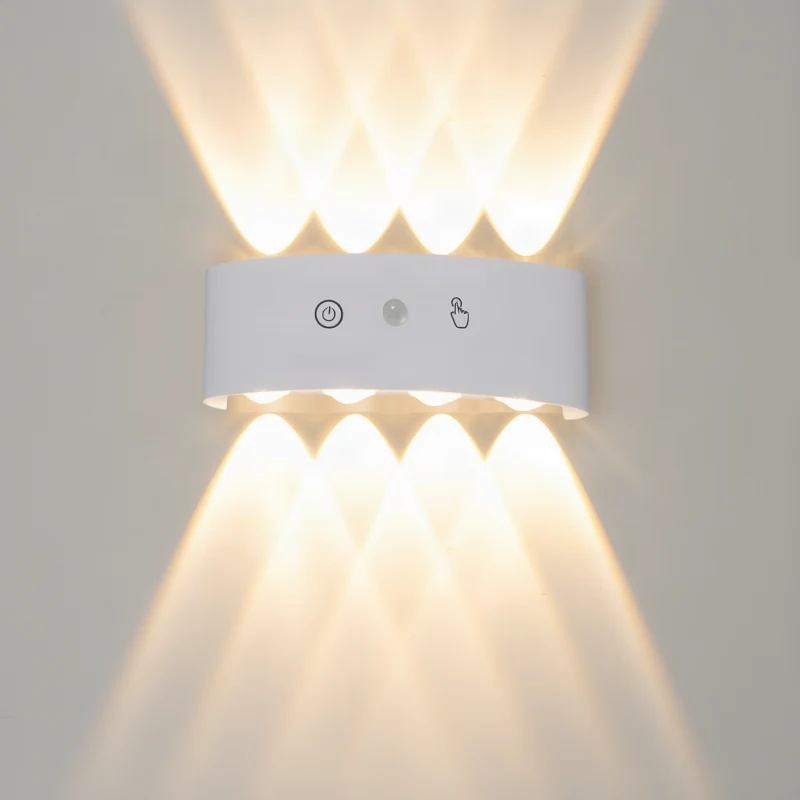 LED-Wandleuchte, Aluminium, wasserfest