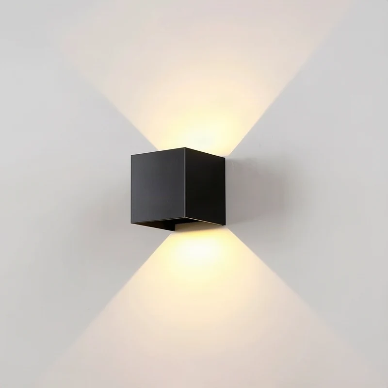 LED-Wandleuchte, Aluminium, wasserfest