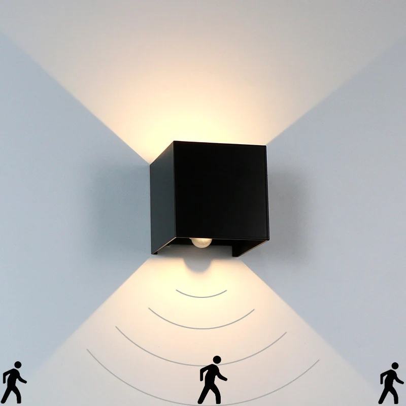 LED-Wandleuchte, Aluminium, wasserfest