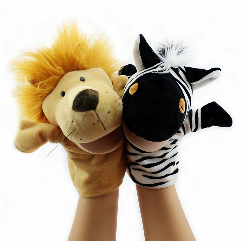 Plüsch-Handpuppe Löwe, 24 cm