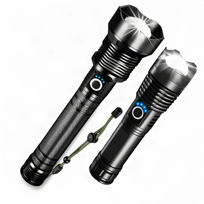 Aluminium-Taschenlampe, 3000 mAh