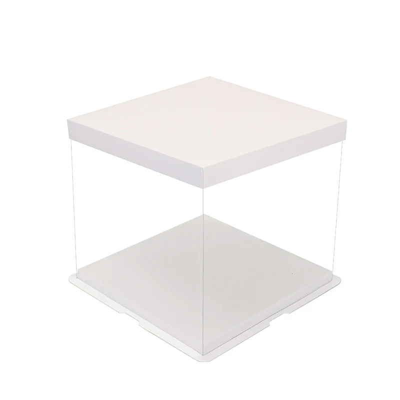 Transparente Kuchenboxen, verschiedene Größen