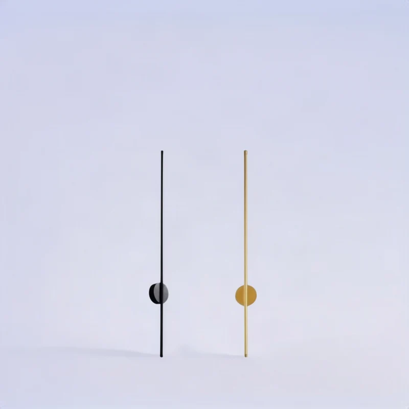 LED-Wandleuchte modern, Aluminium, Silikon