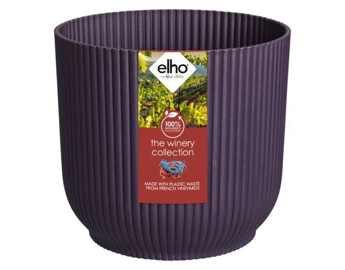 ELHO Pflanzengefäss The Winery Collection ø 14 cm dunkelviolett