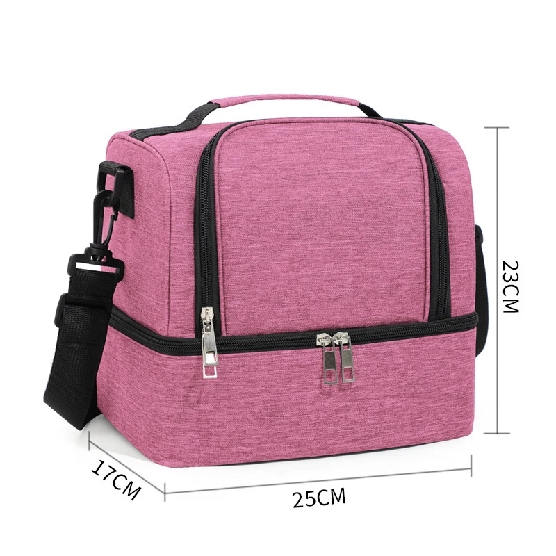 Mehrfachabteil Isolierte Mittagessen Kühltasche
