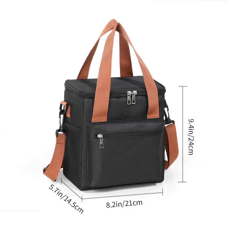 Isolierte Mehrfach-Taschen Lunch-Kühltasche