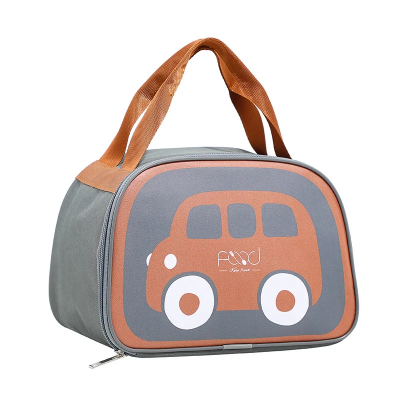 Isolierte Lunchbox mit lustigem Fahrzeugdesign