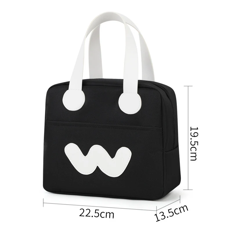 Spaß Charakter isolierte Lunch Tasche