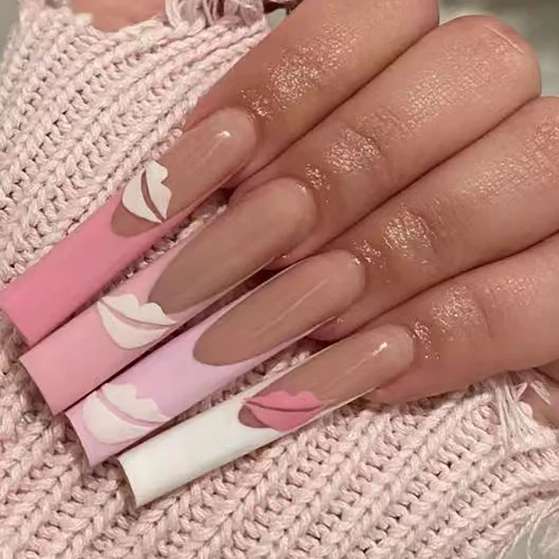 Künstlerische Stiletto Druck-Nageldesigns Karnz