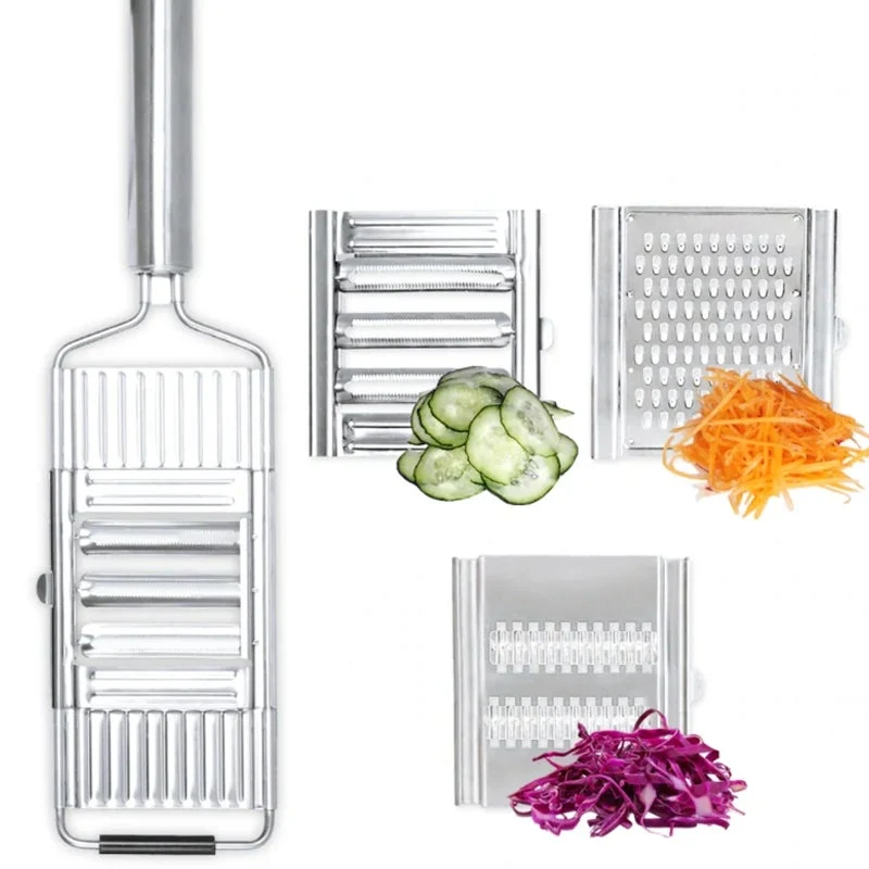 Multifunktionaler Gemüseschneider mit 4 Klingen