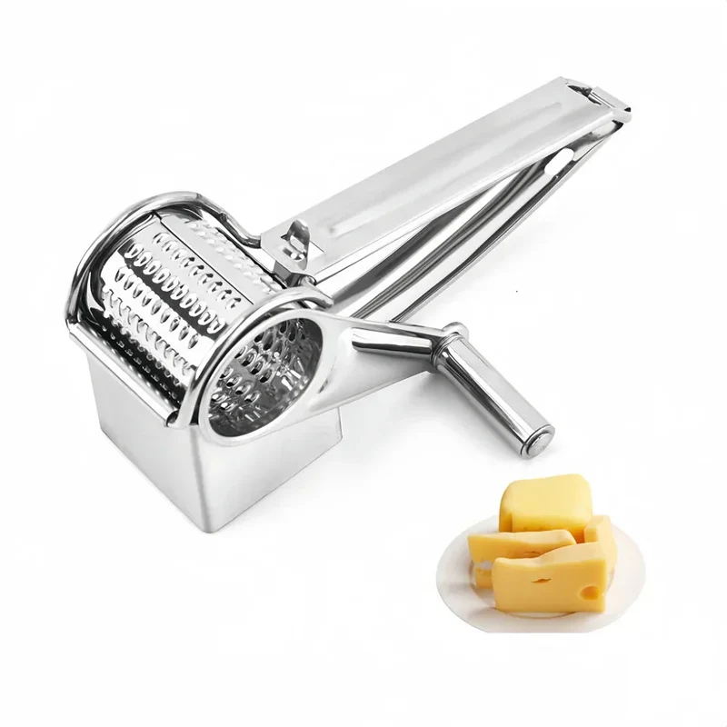 Rotationsreibe für Käse aus Edelstahl