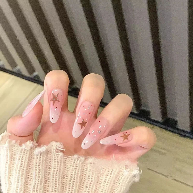 Glitzernder Stern Nagelkunst Karnz