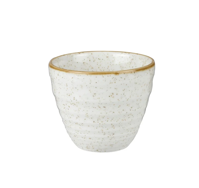 Stonecast Barley White Becher geriffelt 28cl