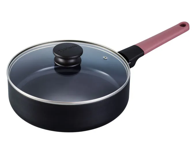 BRABANTIA Bratpfanne hoch mit Deckel Tasty+ Recycled ø 24 cm