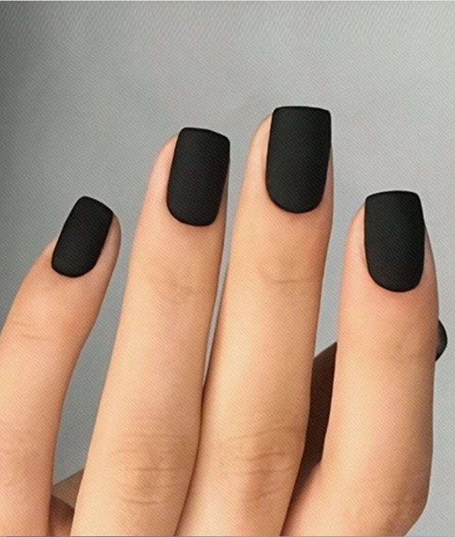 Matte Finish Nagelkunst Erweiterungen Karnz