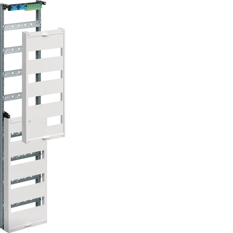 HAGER UW81V Einbausatz, univers, m. Hutschienen, f. Feldverteiler AP 8reihig, 1200x250mm, QC