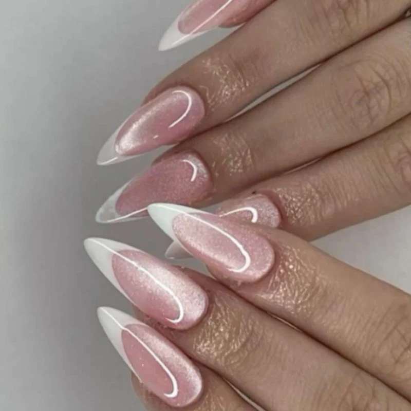 Artistische Stiletto Presse-auf Nägel Erweiterungen Karnz