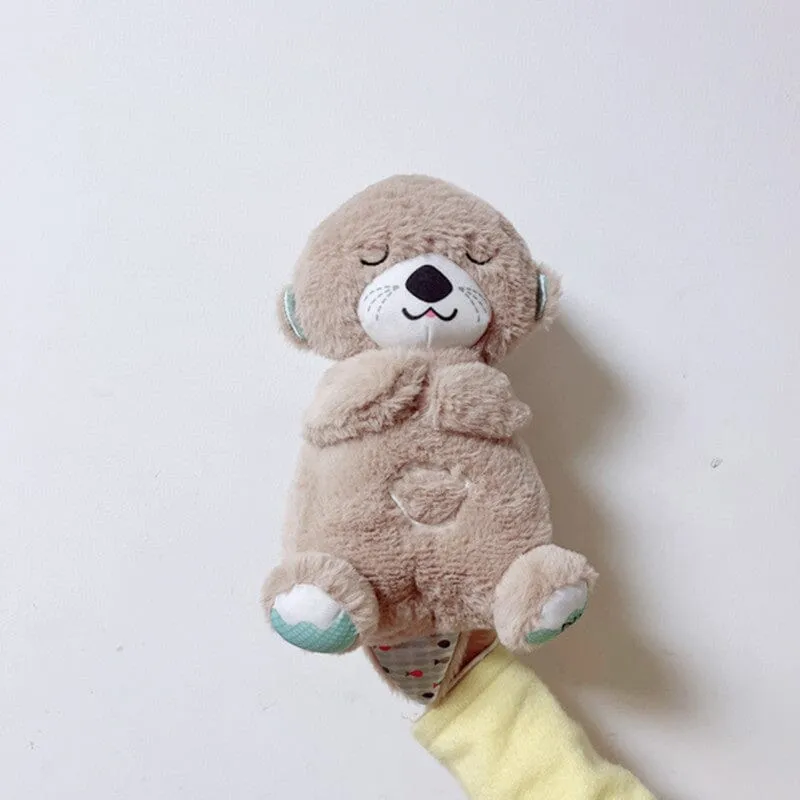 SoothPaws Otter – Beruhigendes Plüschtier mit Herzklopf- und Klangfunktion
