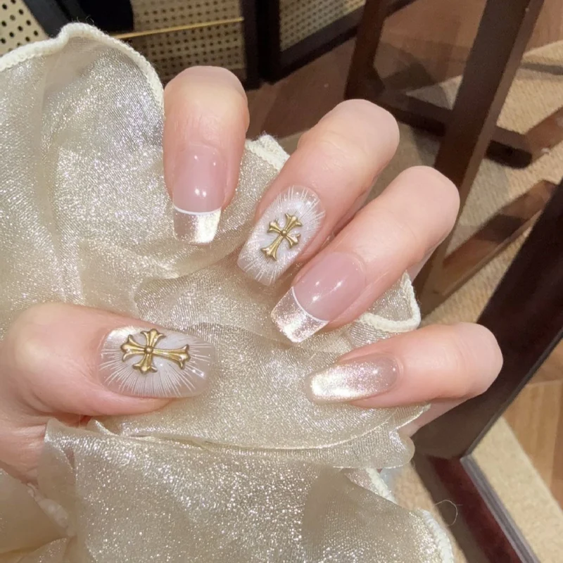 Dekoratives Press-On Nagelset Karnz