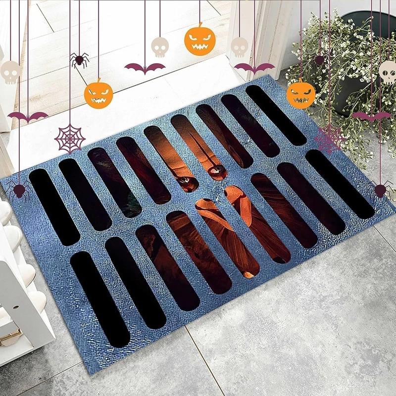 Halloween-Themen Schlitz-Eingangsmatte Karnz