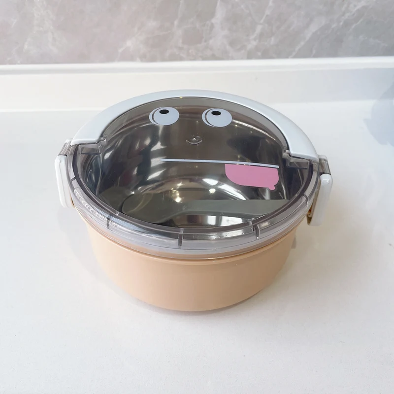 Verspieltes Cartoon-Gesicht Lebensmittelaufbewahrung