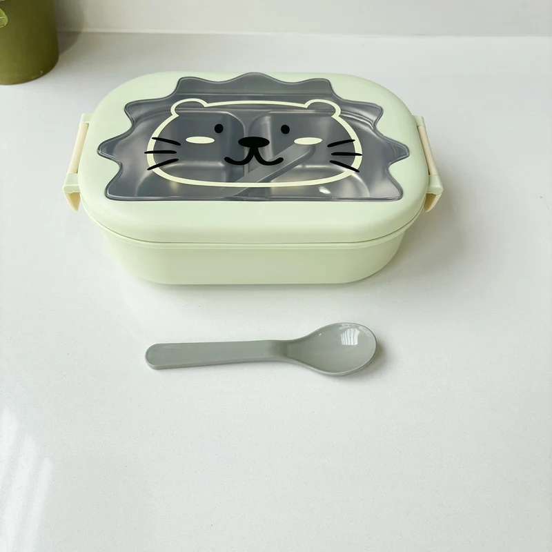 Verspielte Tier-Themen Mittagessen Bento Box