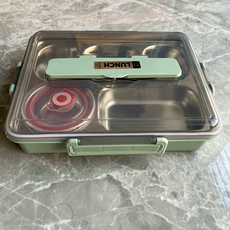 Mehrere Fächer Edelstahl Bento Box