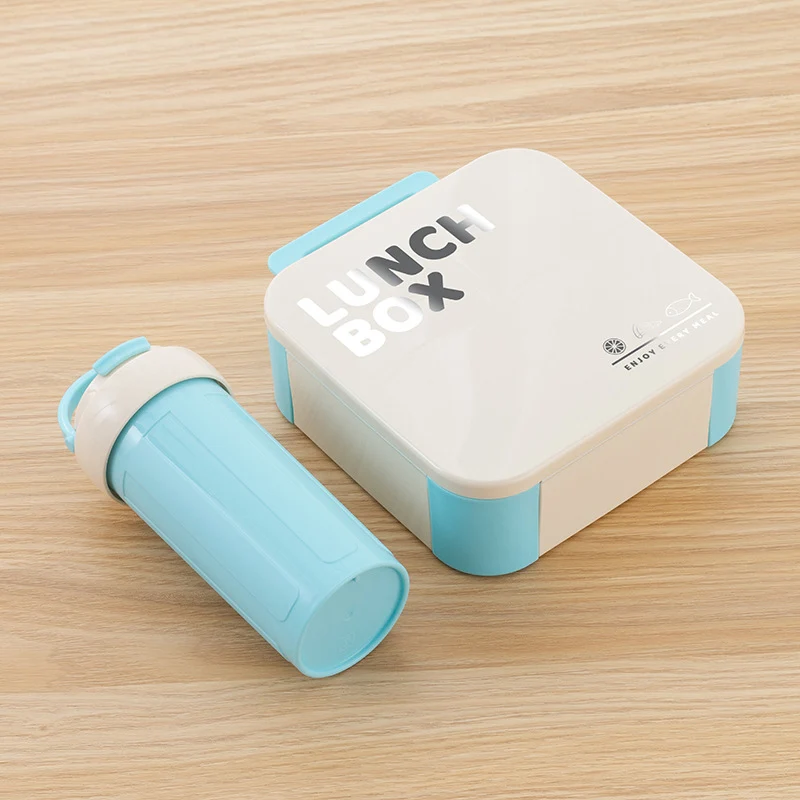 Isolierte Lunchbox-Set mit Wasserflasche