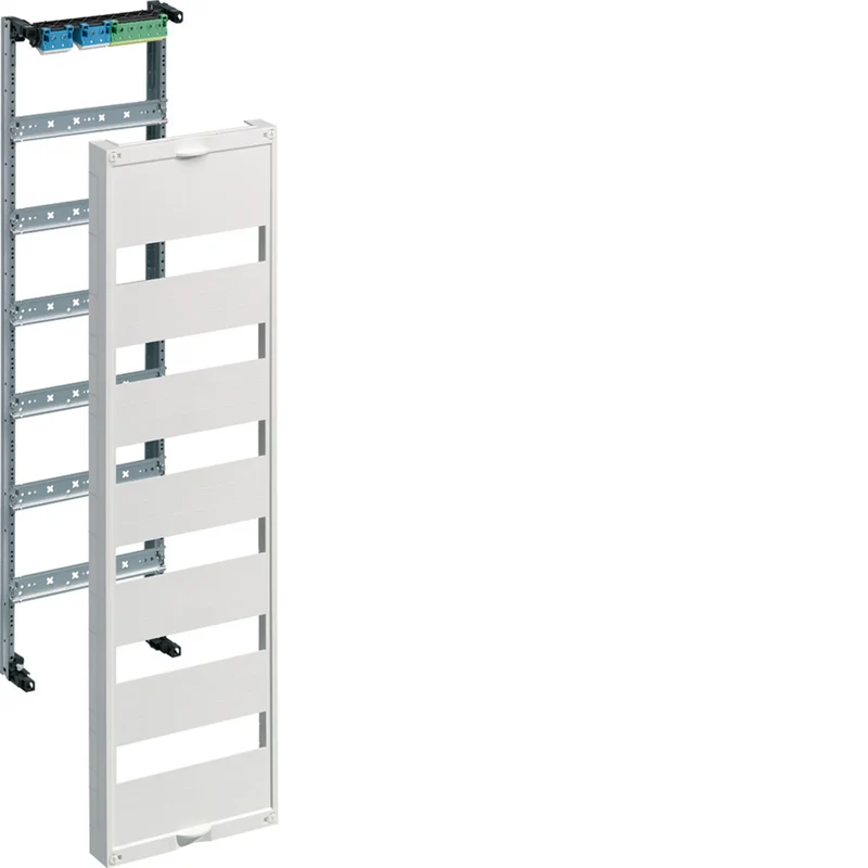 HAGER UW61V Einbausatz, univ., m. Hutschienen, f. Feldverteiler AP 6-reihig, 900x250mm, QC