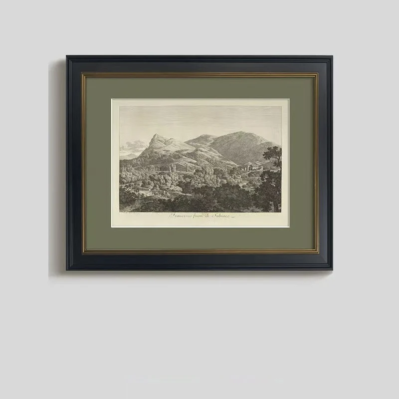 Vintage Landschaft Wandkunst