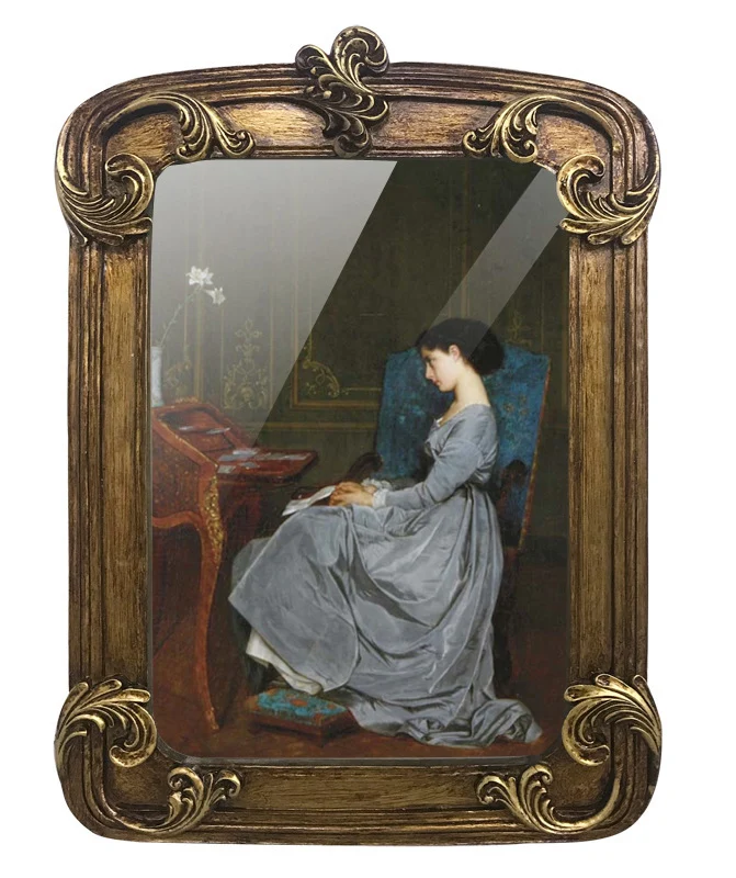 Vintage inspirierte kunstvoll gerahmte Kunstwerke