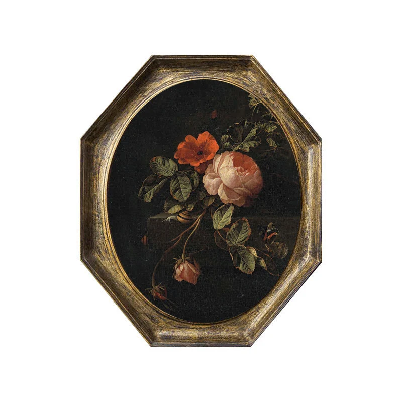 Vintage-inspirierten Floralen Wandkunst