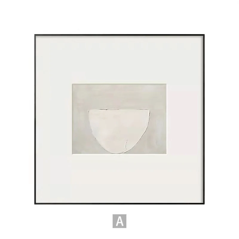 Minimalistische gerahmte Kunstdruck