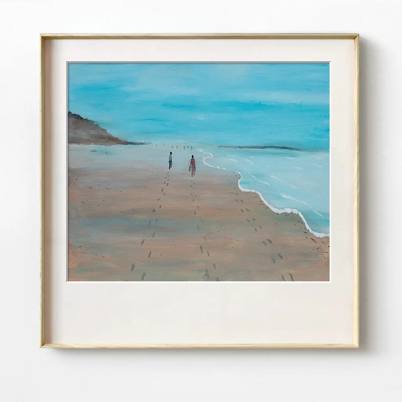Geteilte Küstenlandschaft Wandkunst