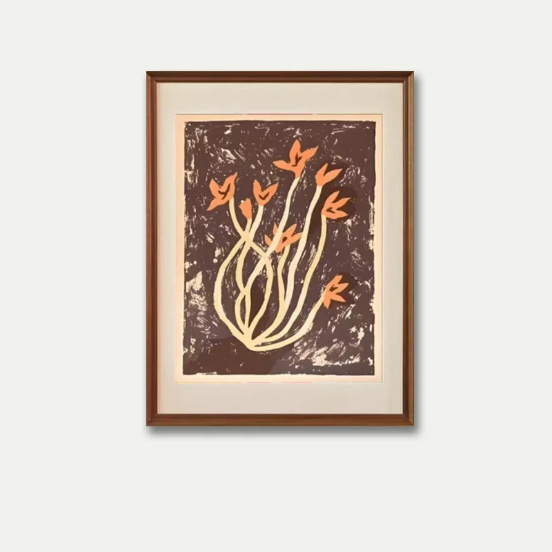 Geteilte botanische Druckkunst
