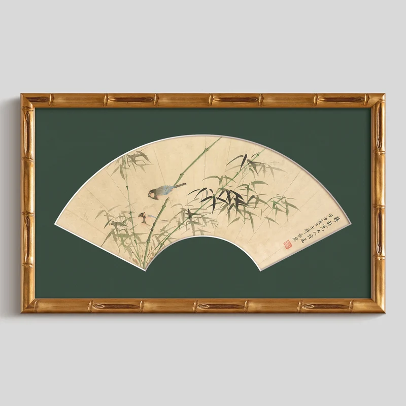 Eingemachtes Bambus Kunstdisplay