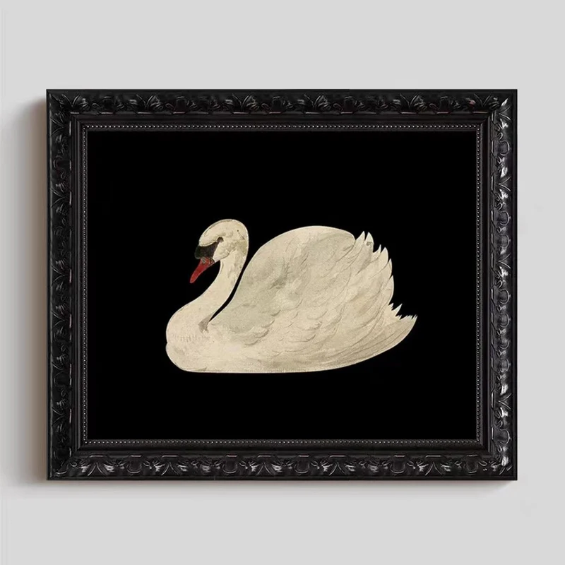 Geteilt Künstlerischer Schwan Wanddekoration