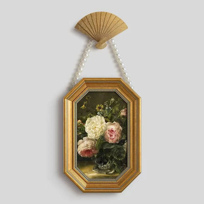 Dekorative Blumenmuster Wandkunst