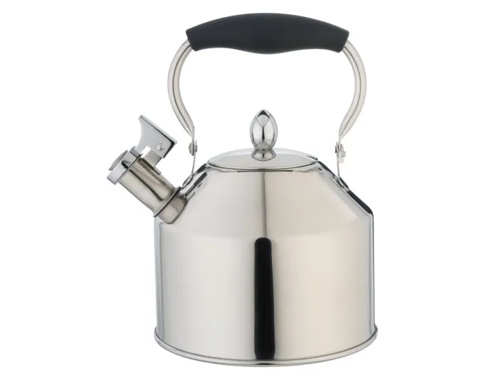 EVA Flötenkessel Edelstahl/schwarz mit Filter 1.5 l