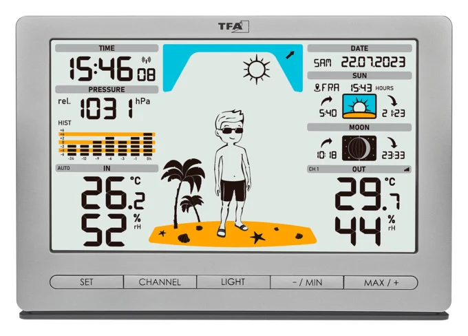 TFA Funk-Wetterstation Meteo Jack inkl. Sender 30.3249.02