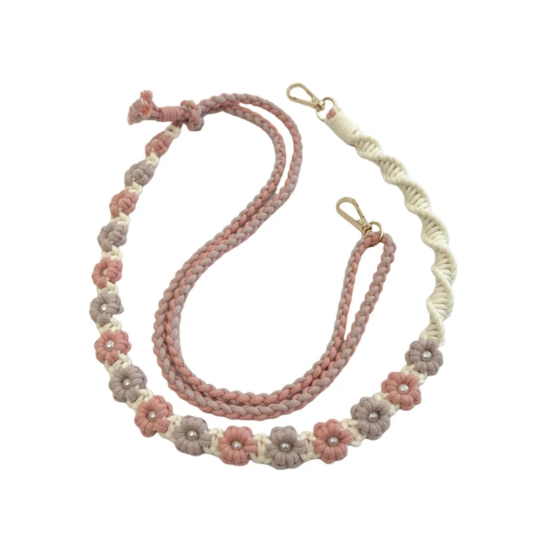 Stylische floral gestickte Hundeleine Karnz