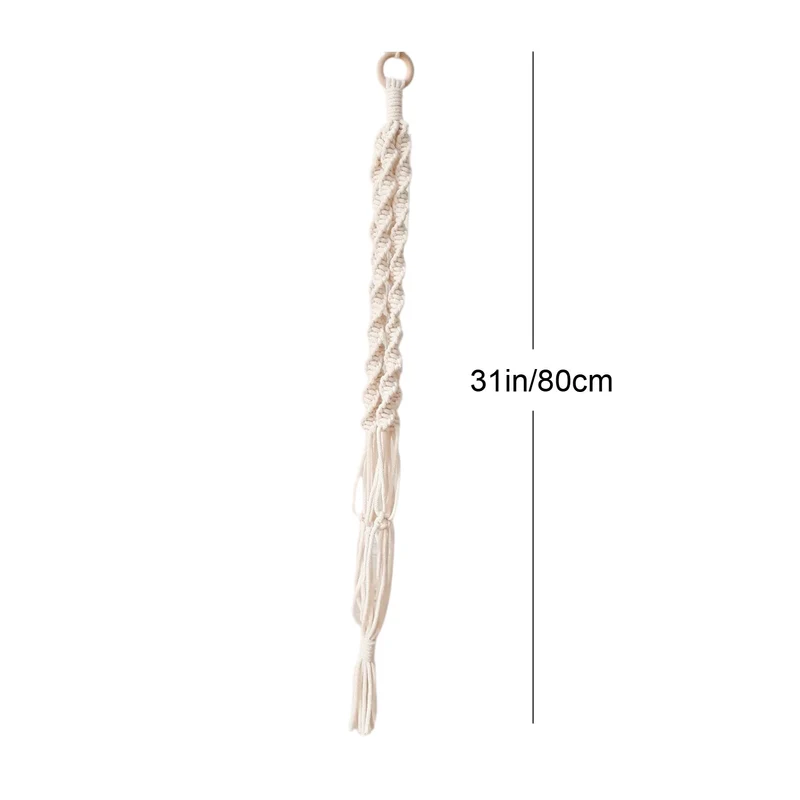 Macrame Wandbehang Dekor mit geflochtenem Design Karnz