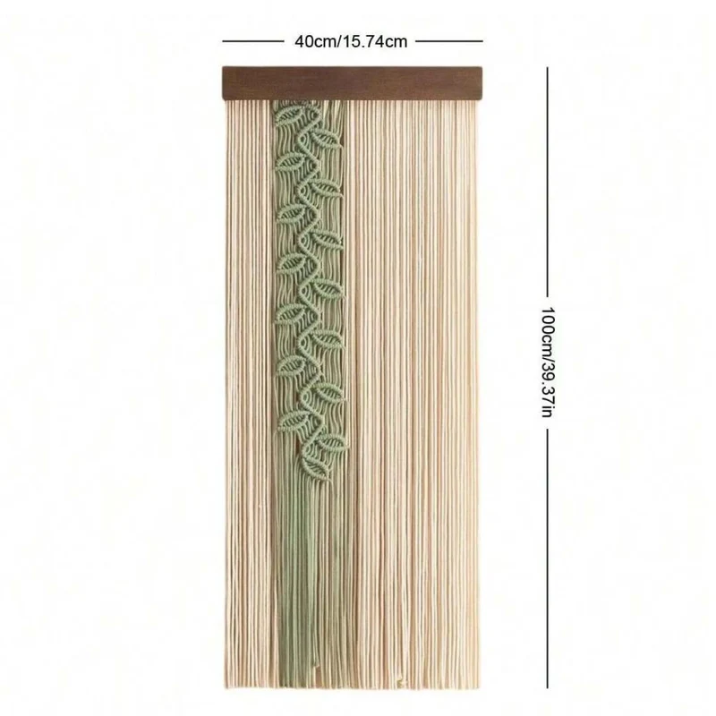 Macrame Blatt Wanddeko Karnz 1788942651