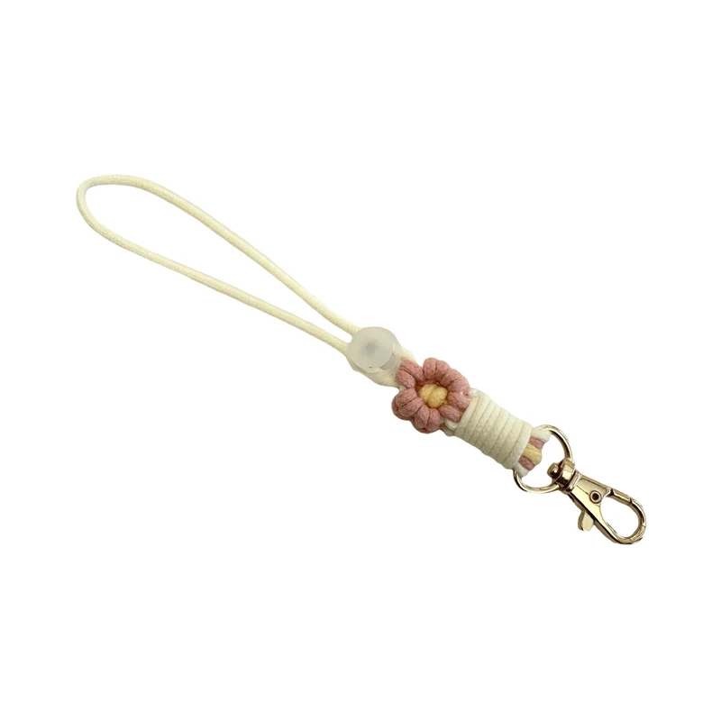 Floral Makramee Schlüsselanhänger Halter Karnz