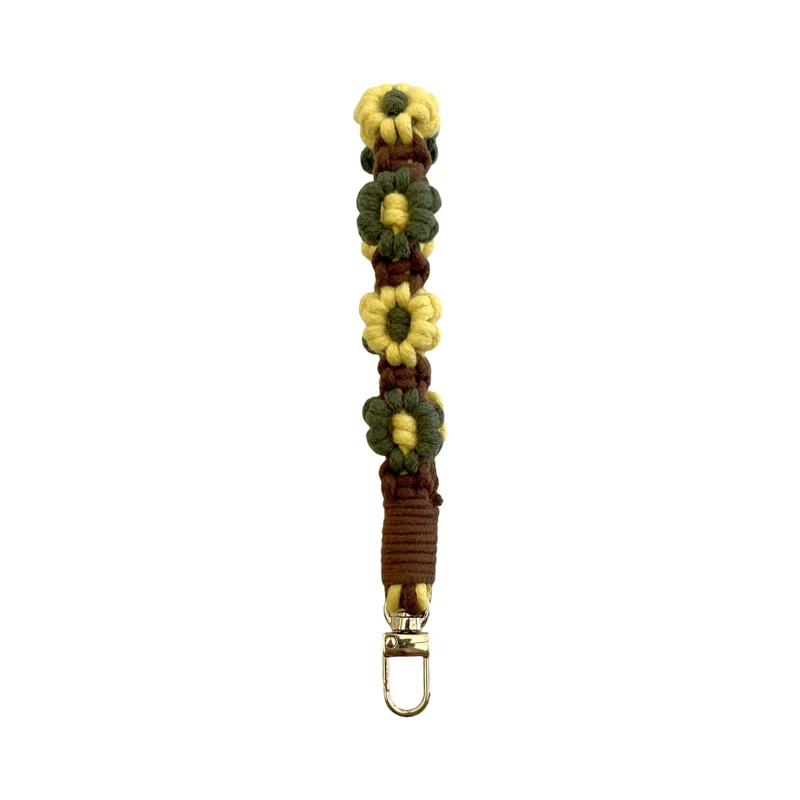 Florales Makramee Schlüsselanhänger Halter Karnz 1788942629
