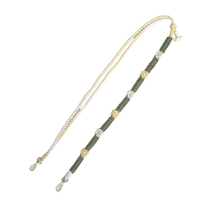 Floral Macrame Brillenband Karnz