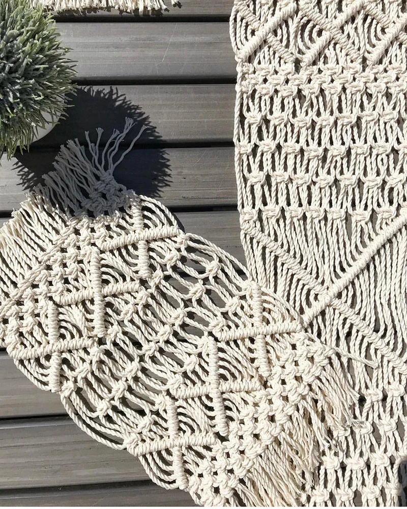 Macramé Wandbehang Karnz